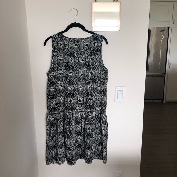 🐕 Casual tunic smock dress with drop waist - Picture 1 of 5
